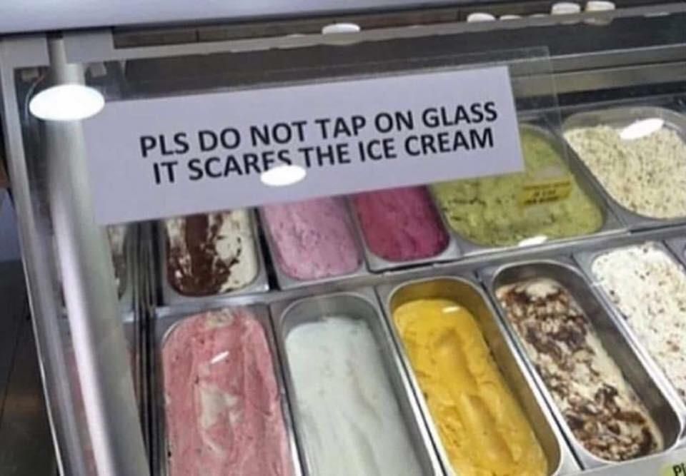 I had no clue ice cream was so sensitive.