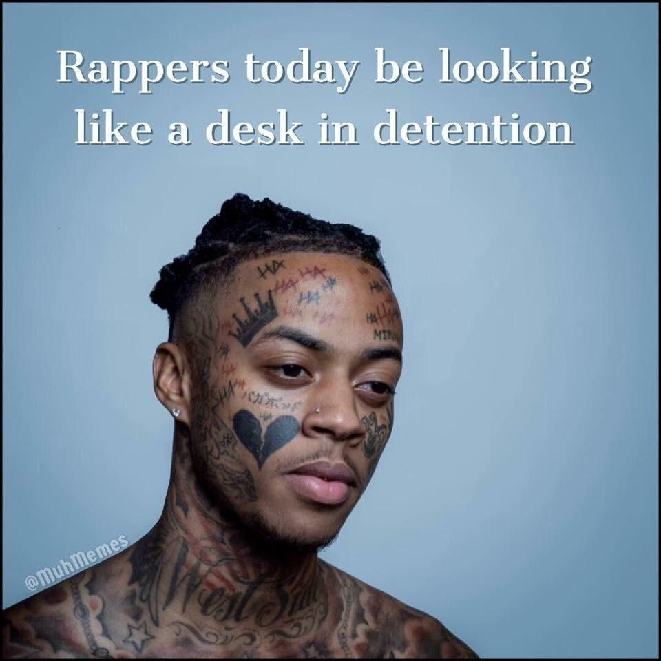 Rappers today...