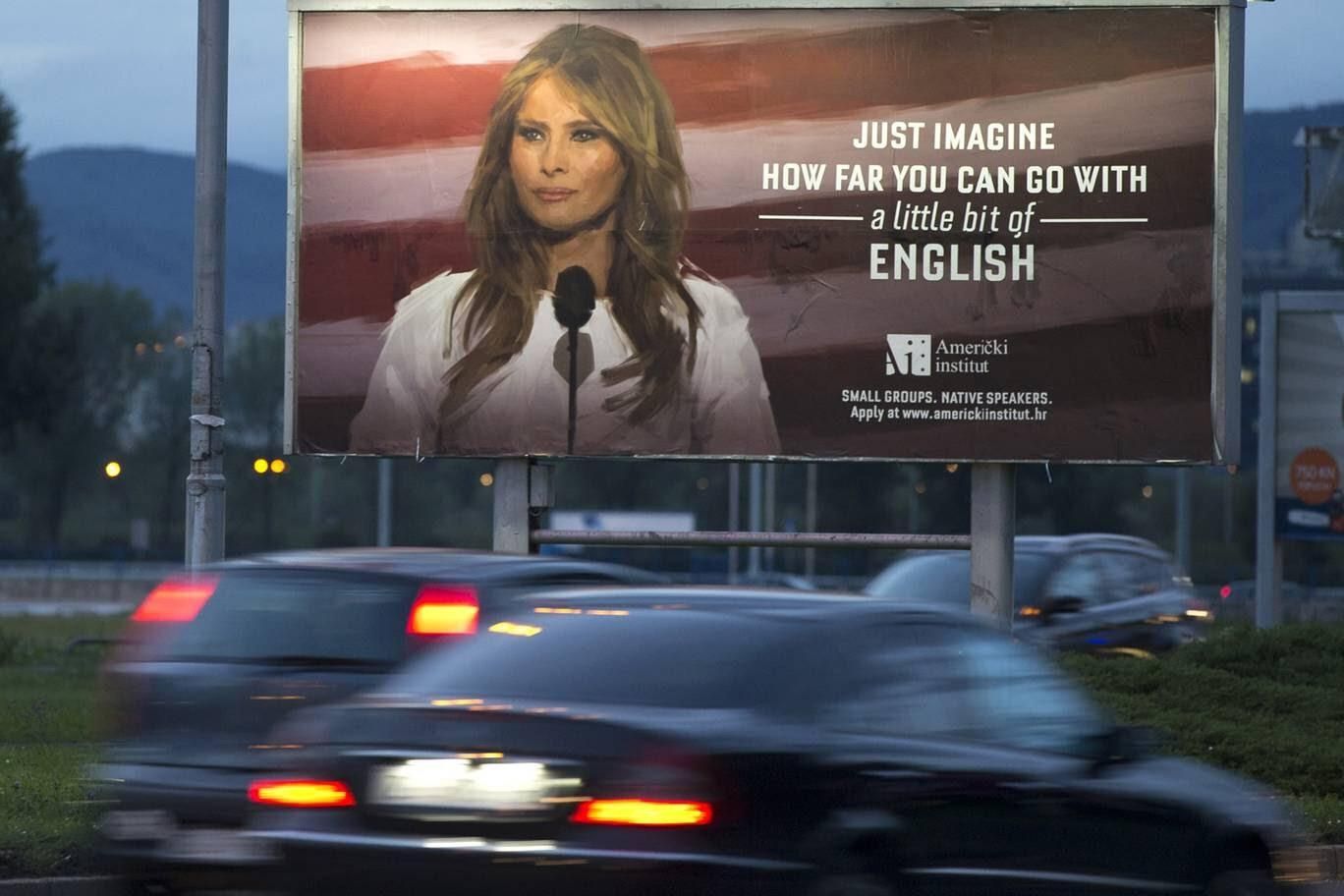 A Croatian language school advertisement.