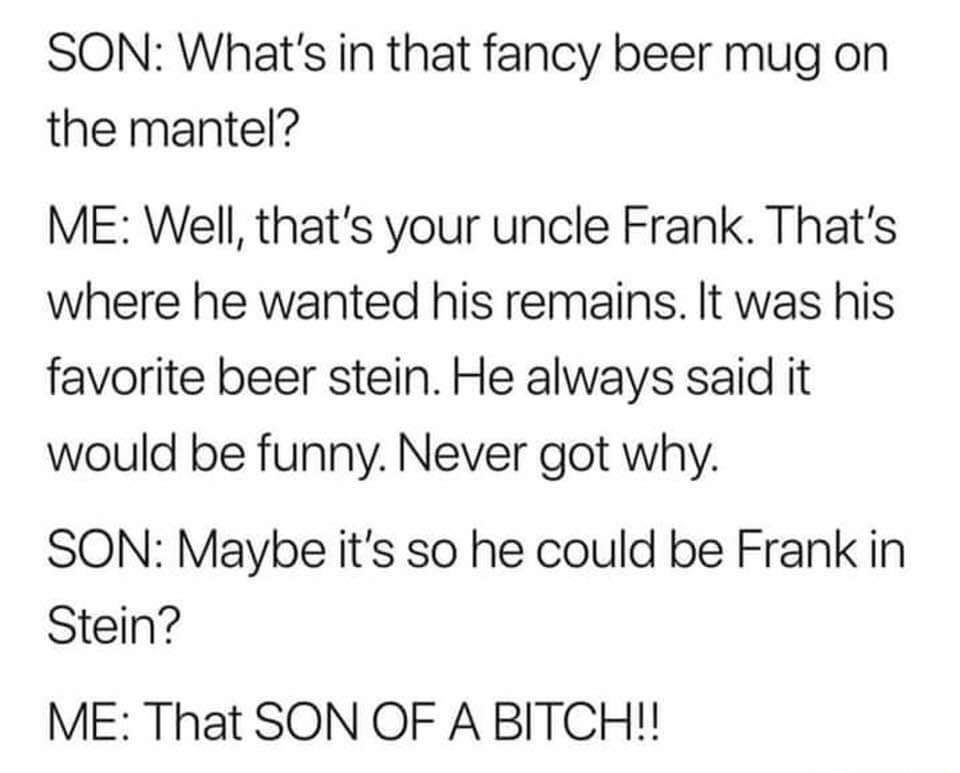Seriously FRANK?!