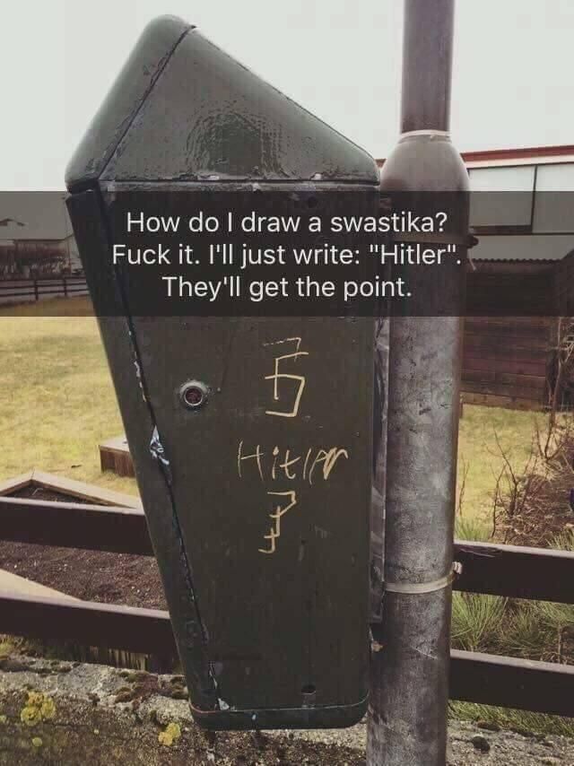 Graffiti by idiots!!