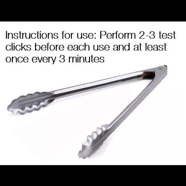 How to use tongs