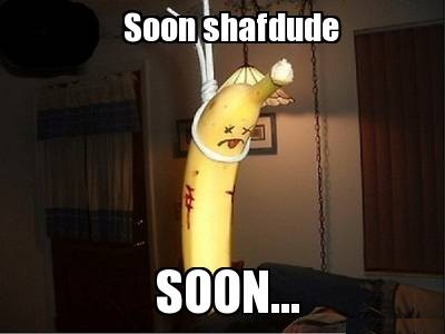 Maybe he'll finally get tired of all those bananas.