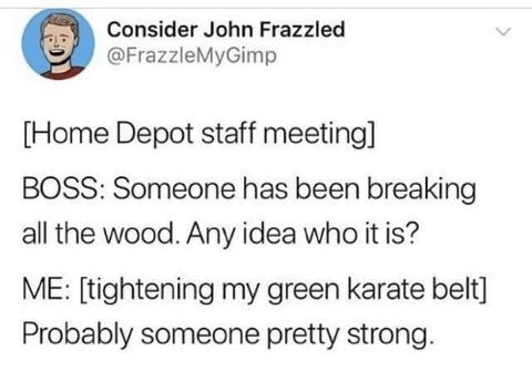 Karate at work