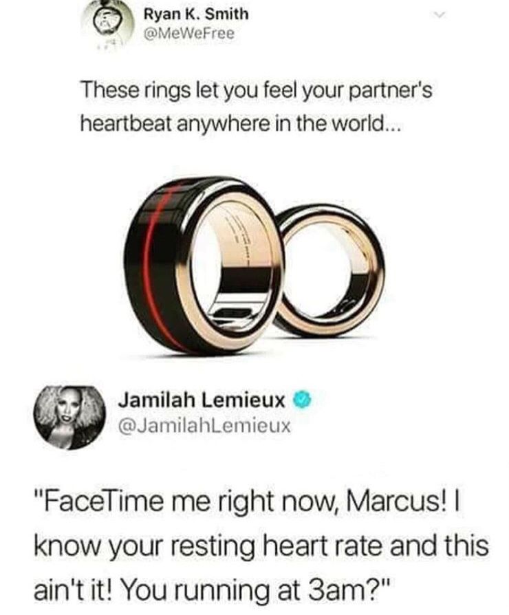 Yeah those rings are not a good idea
