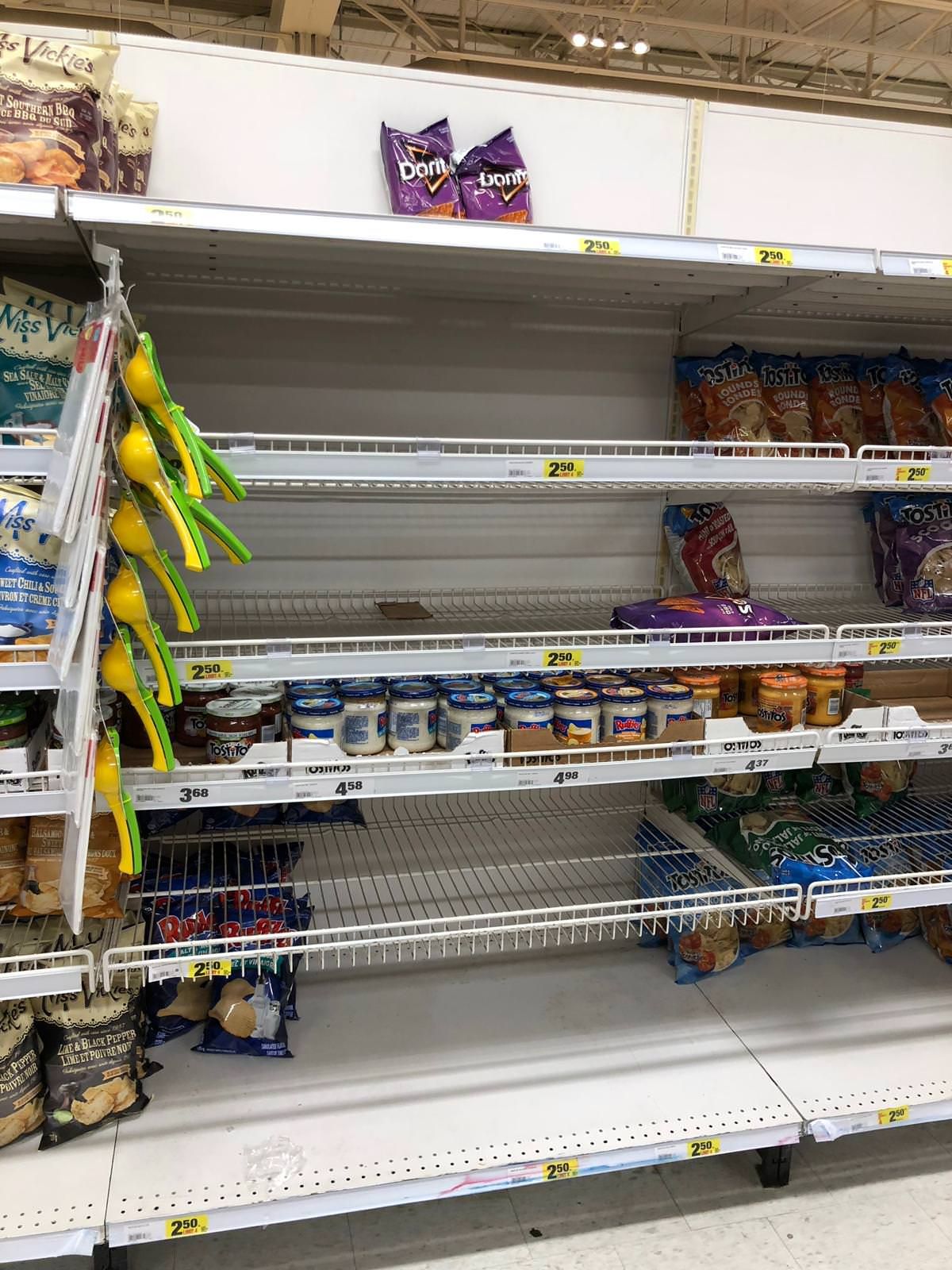 Aftermath of legalization at a grocery store in Vancouver, Canada.