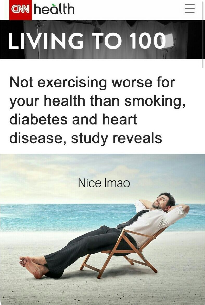 I'm too lazy to not exercise