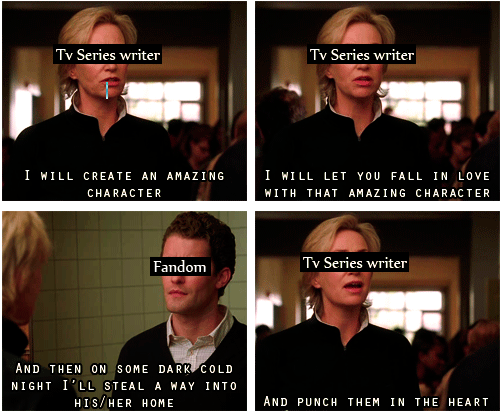 Every TV writer ever...