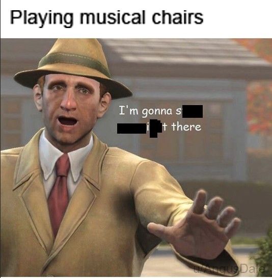 *Sits down first*