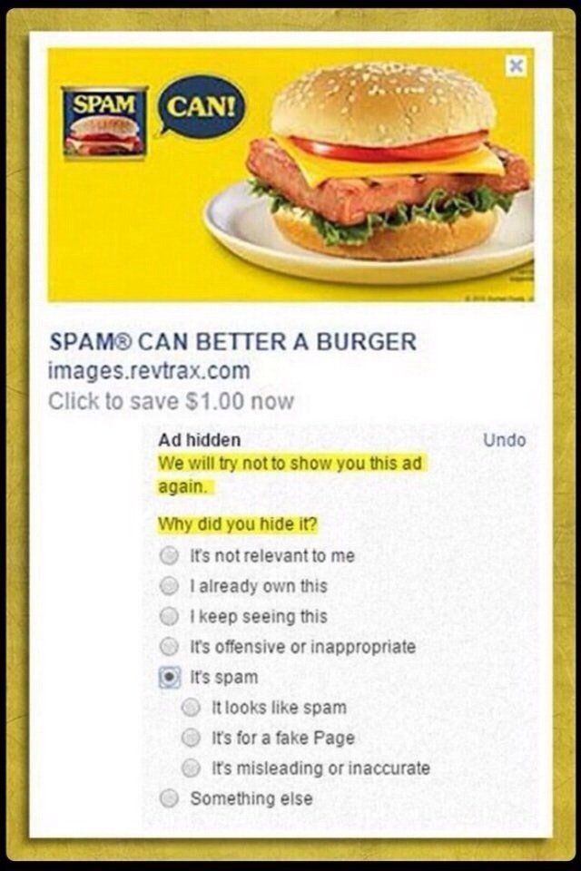 Spam is spam