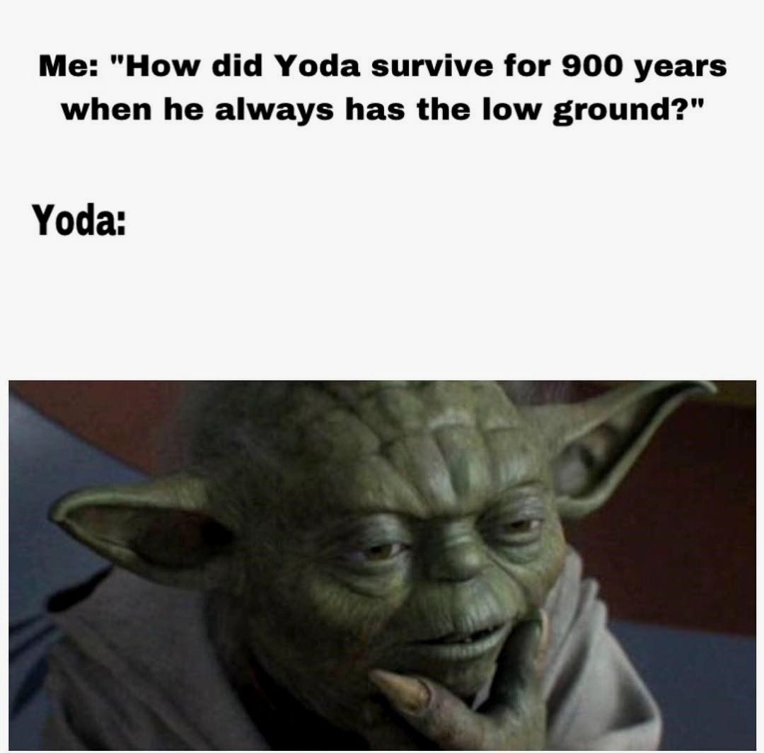 The high ground is overrated