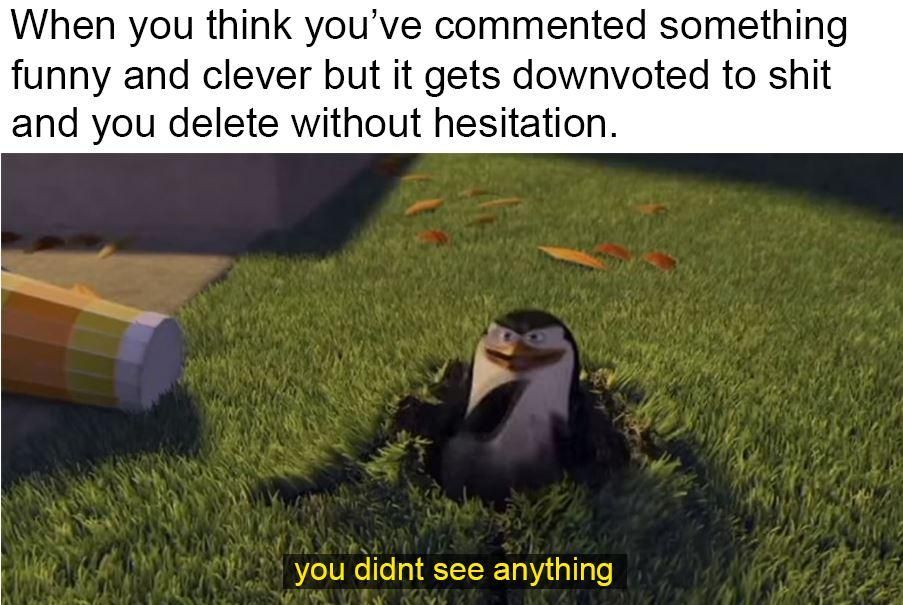never delete comments
