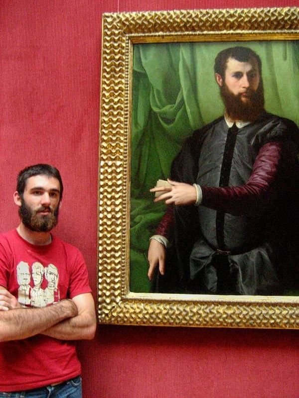 The painting found his doppelganger.