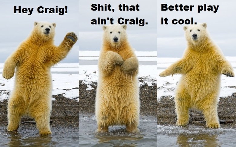 OH sh*t, that not Craig