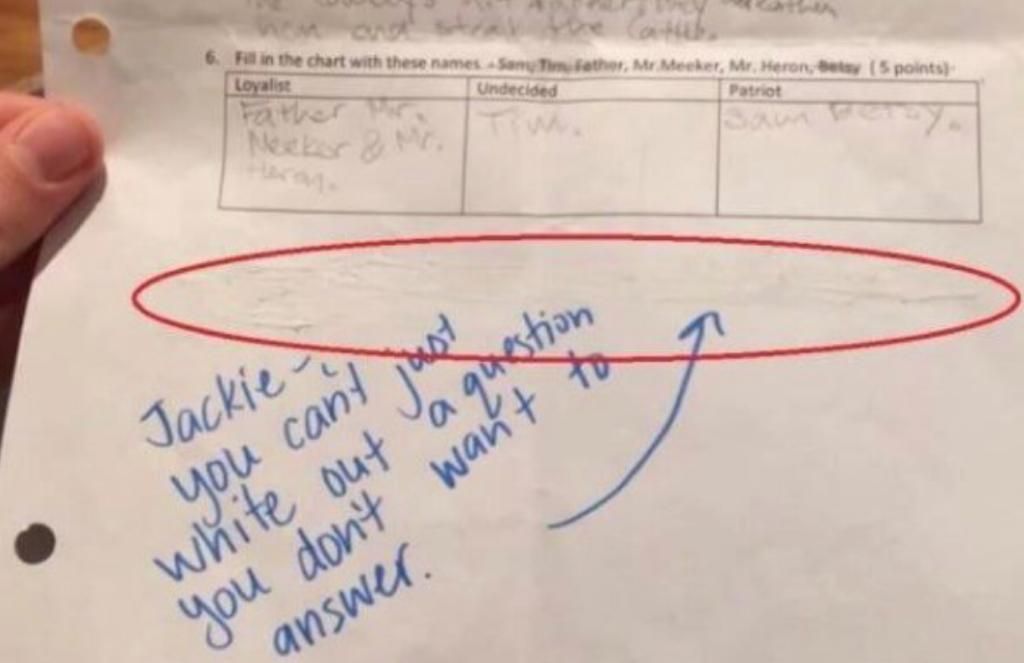 Smart kid. Smarter teacher