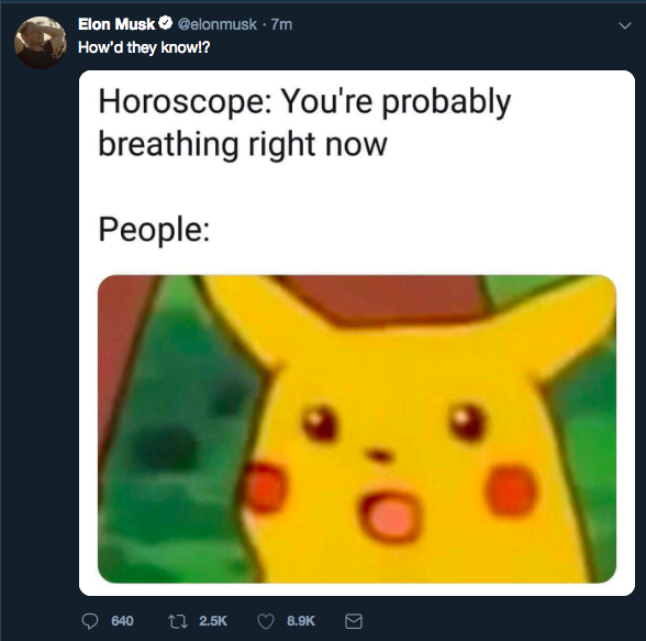 Elon are u okay?