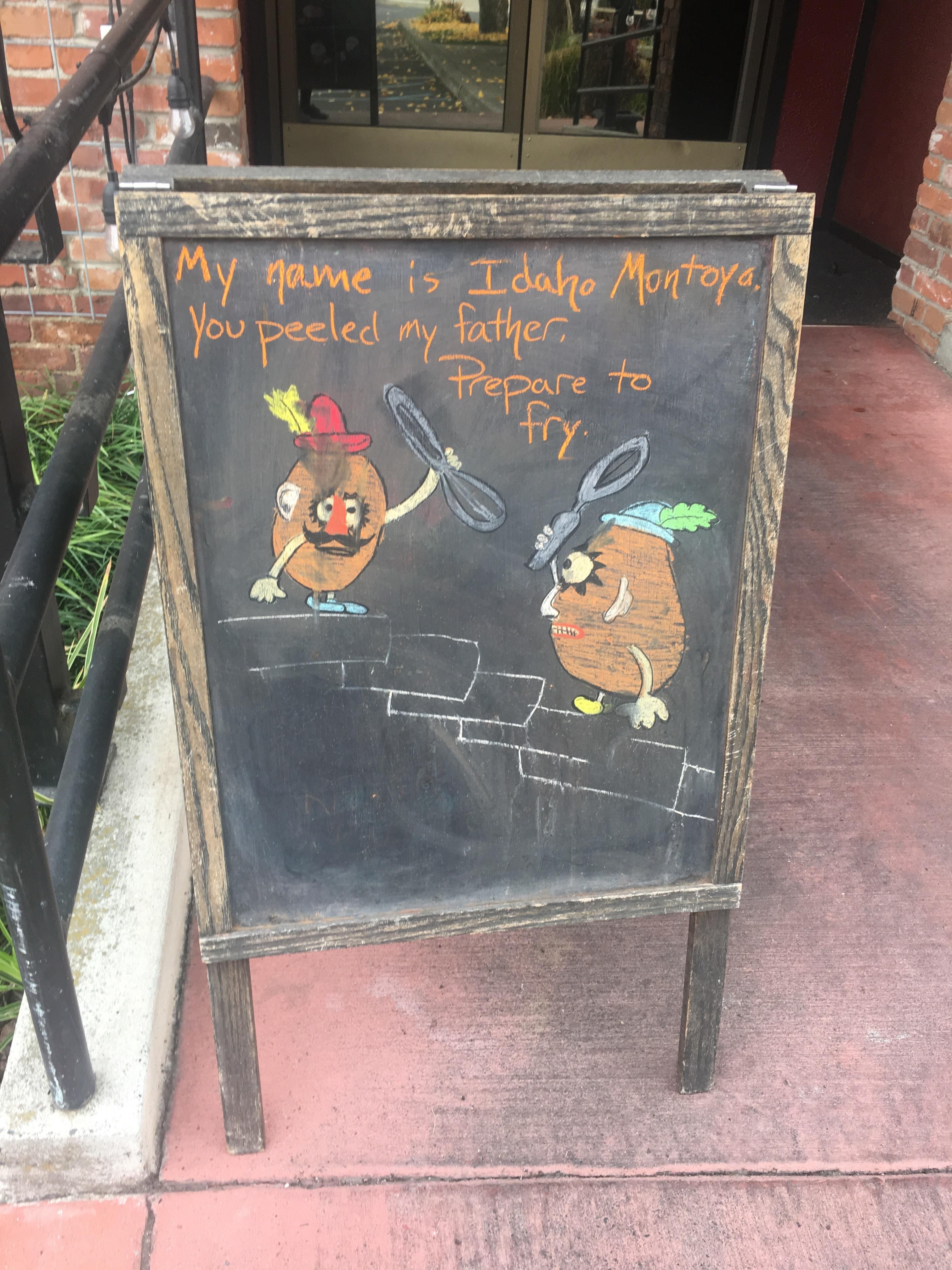 Spotted at my local coffee shop