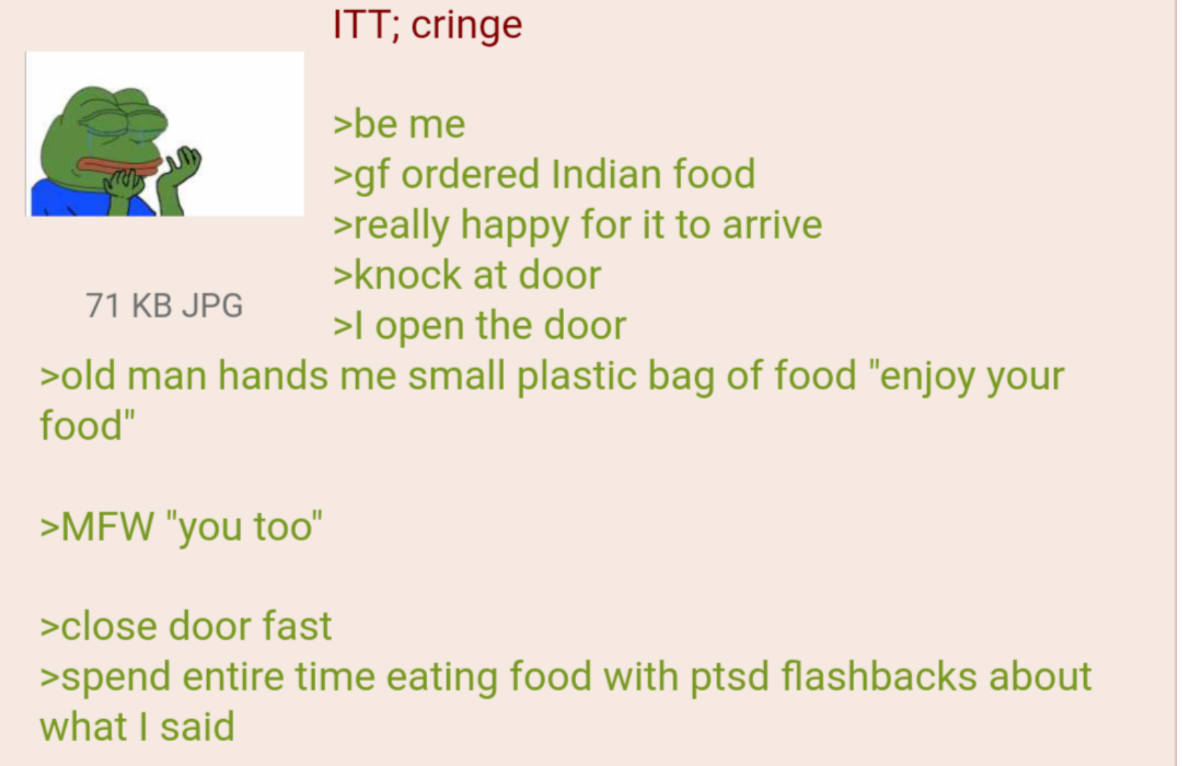 Anon orders food