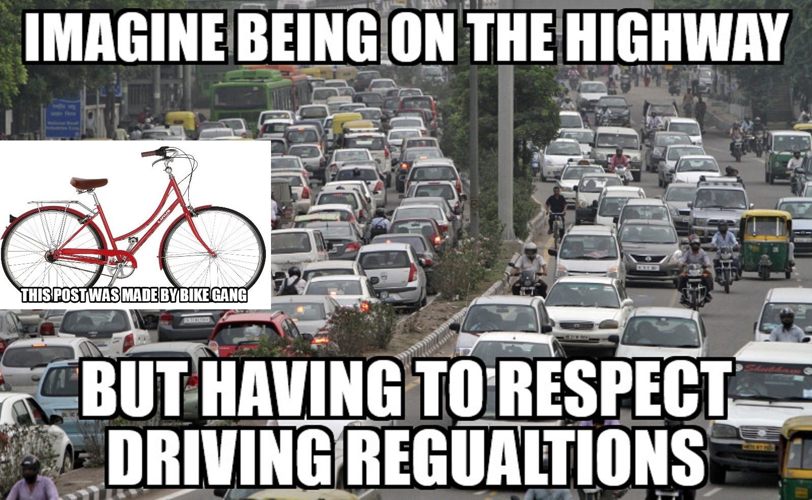 Guilty bike rider here