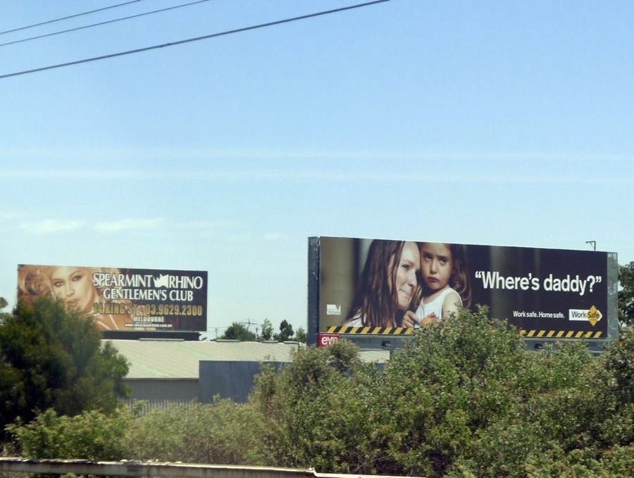Really bad billboard placement.