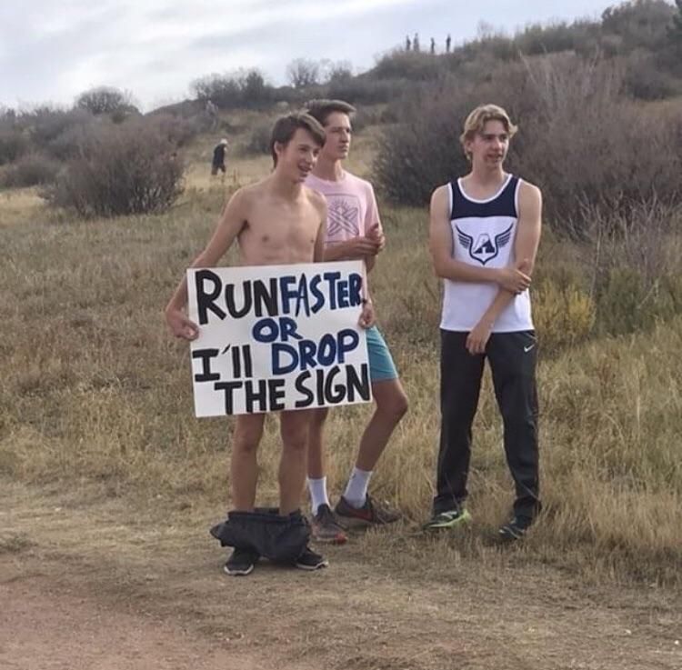 Those cross country runners better run fast...