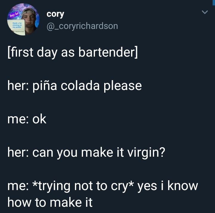 Be kind to your bartenders