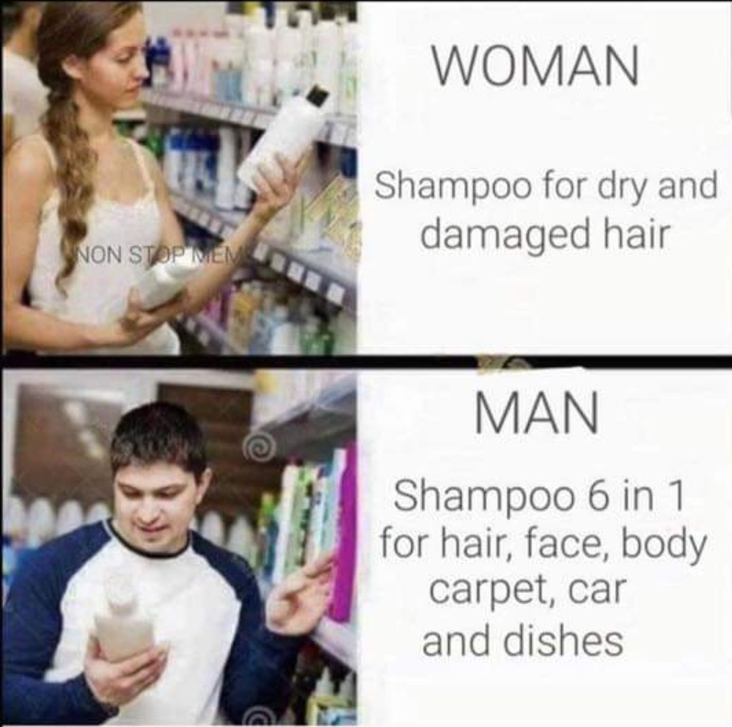 Shampoo is very useful for men.