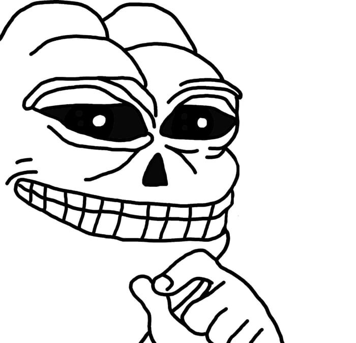 These are my two very rare, very spooky pepes. I share them with you guys,