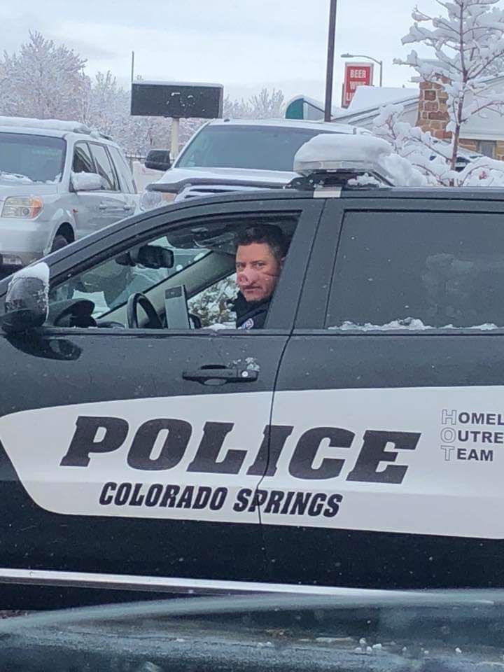 Colorado cop with a great sense of humor!