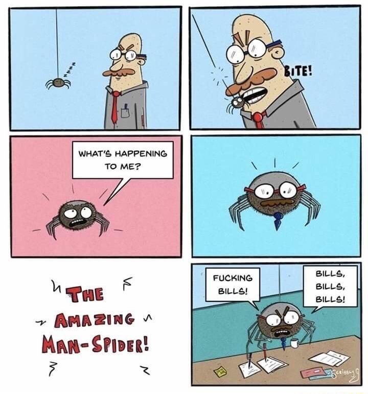 Man-Spider, Man-Spider does whatever a Man-Spider does