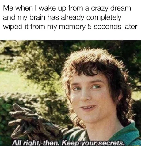 What is the weirdest dream you guys've had lately?