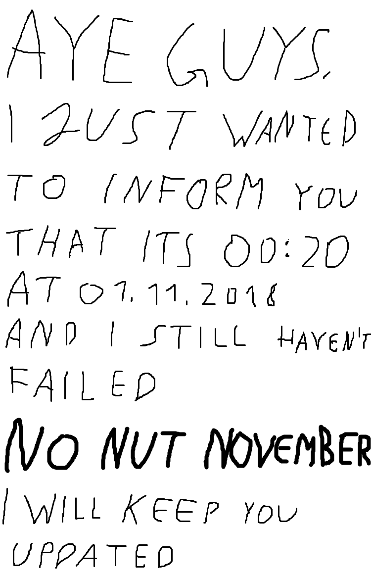 Wish me luck