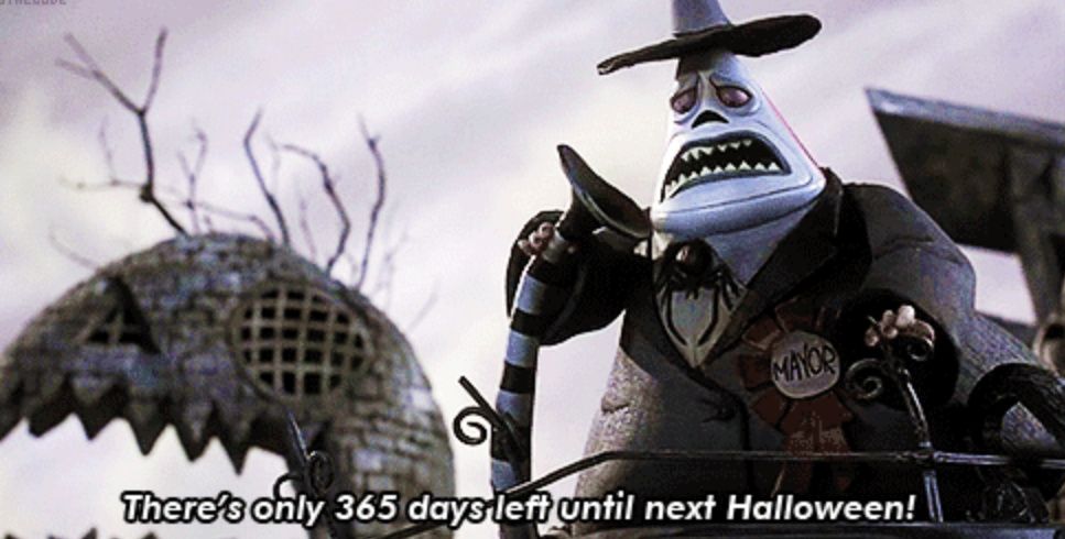 That's barely enough time to prepare our spooks and bones