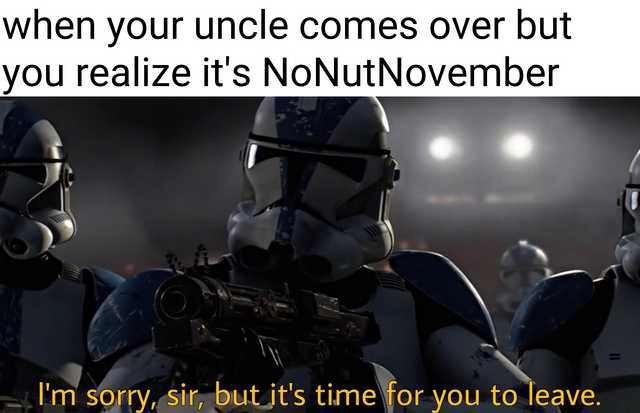 You must leave