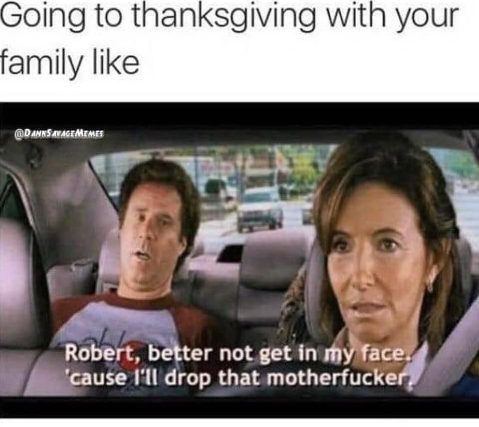 Classic Thanksgiving meme