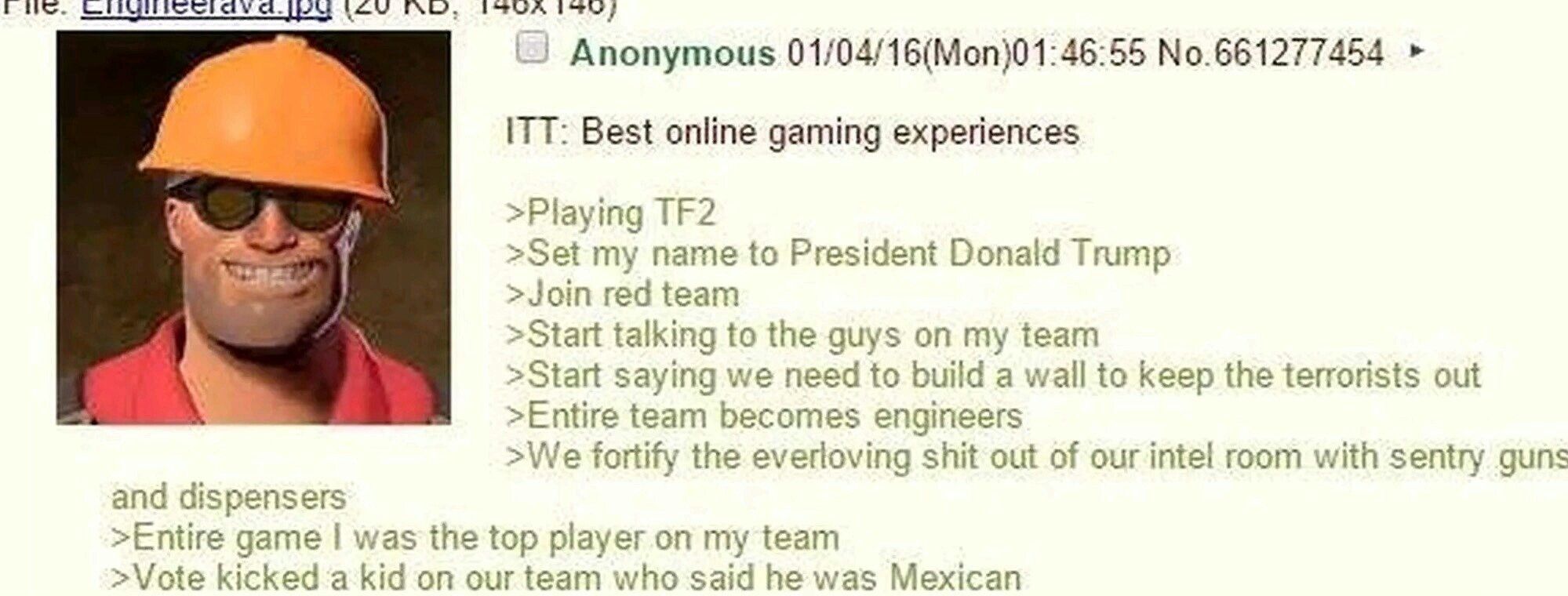 Buildin' a wall