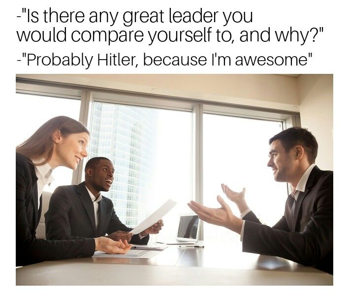 Because nobody criticizes my leadership