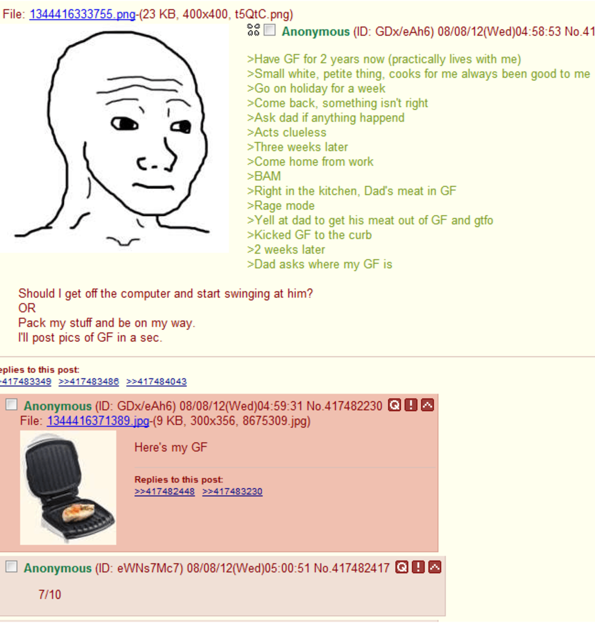 Anon and his GF