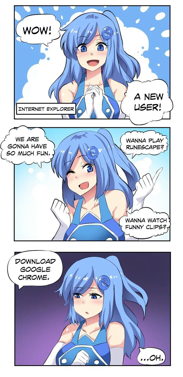 Poor internet explorer