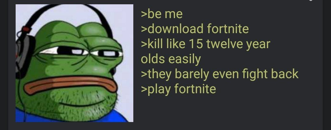 Anon plays fortnite