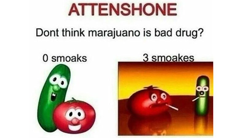 say no to drugs, kids