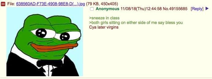 Anon sneezes