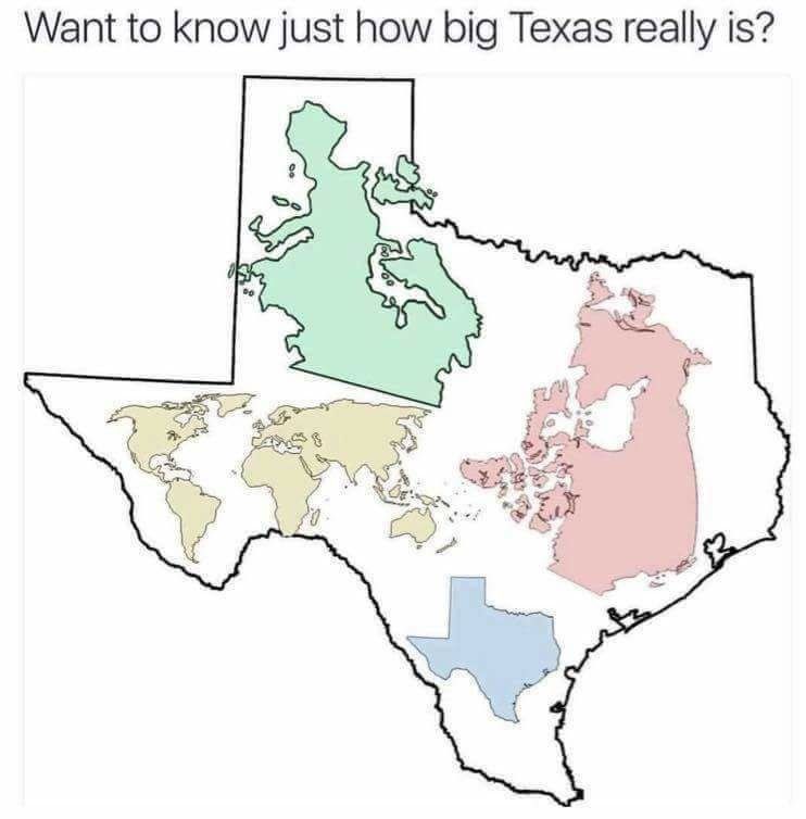 Texas is big