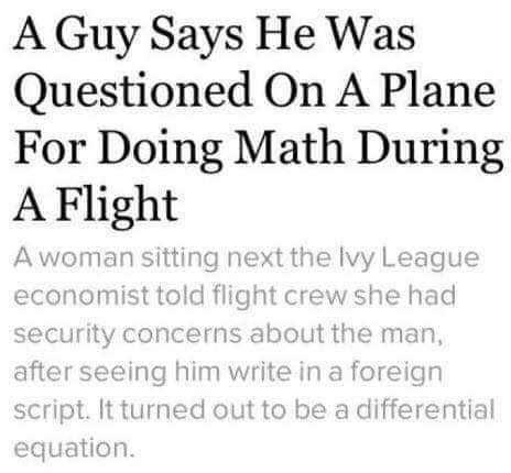 Dont ever trust a guy doing calculus