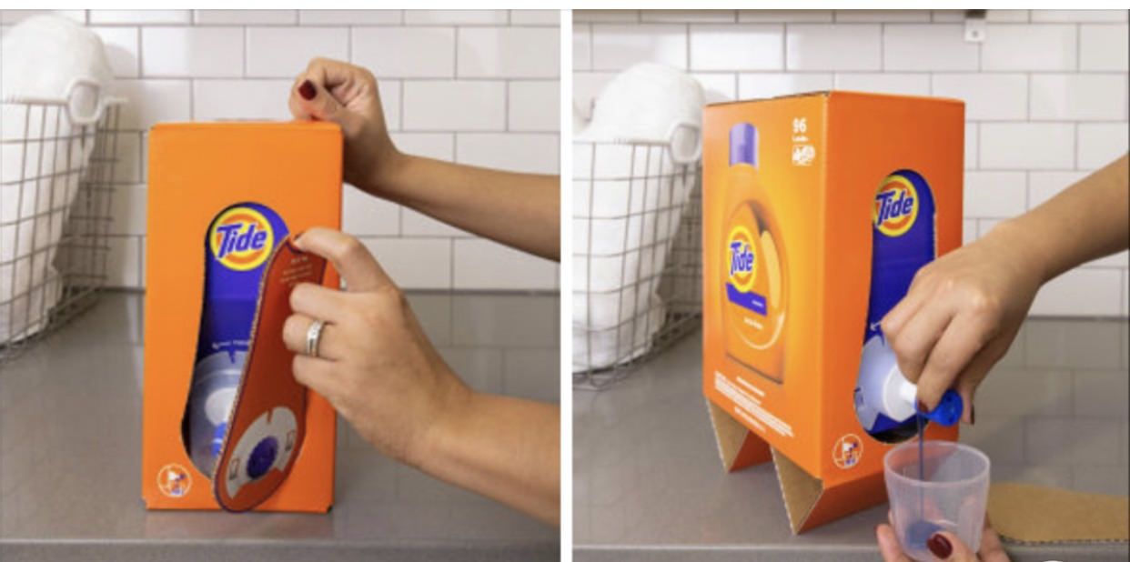 Tide’s new packaging looks like boxed wine...