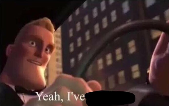When you've