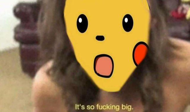 The popularity of the pikachu meme