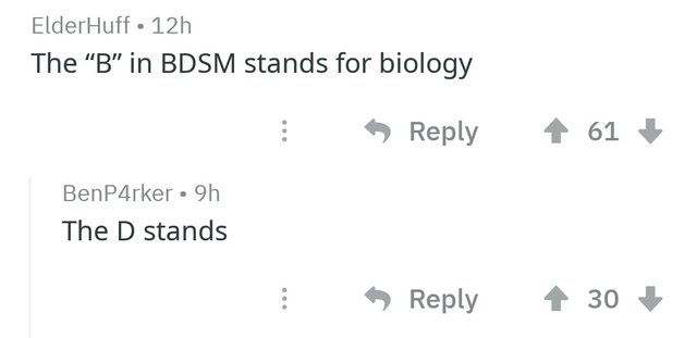 What about S and M?