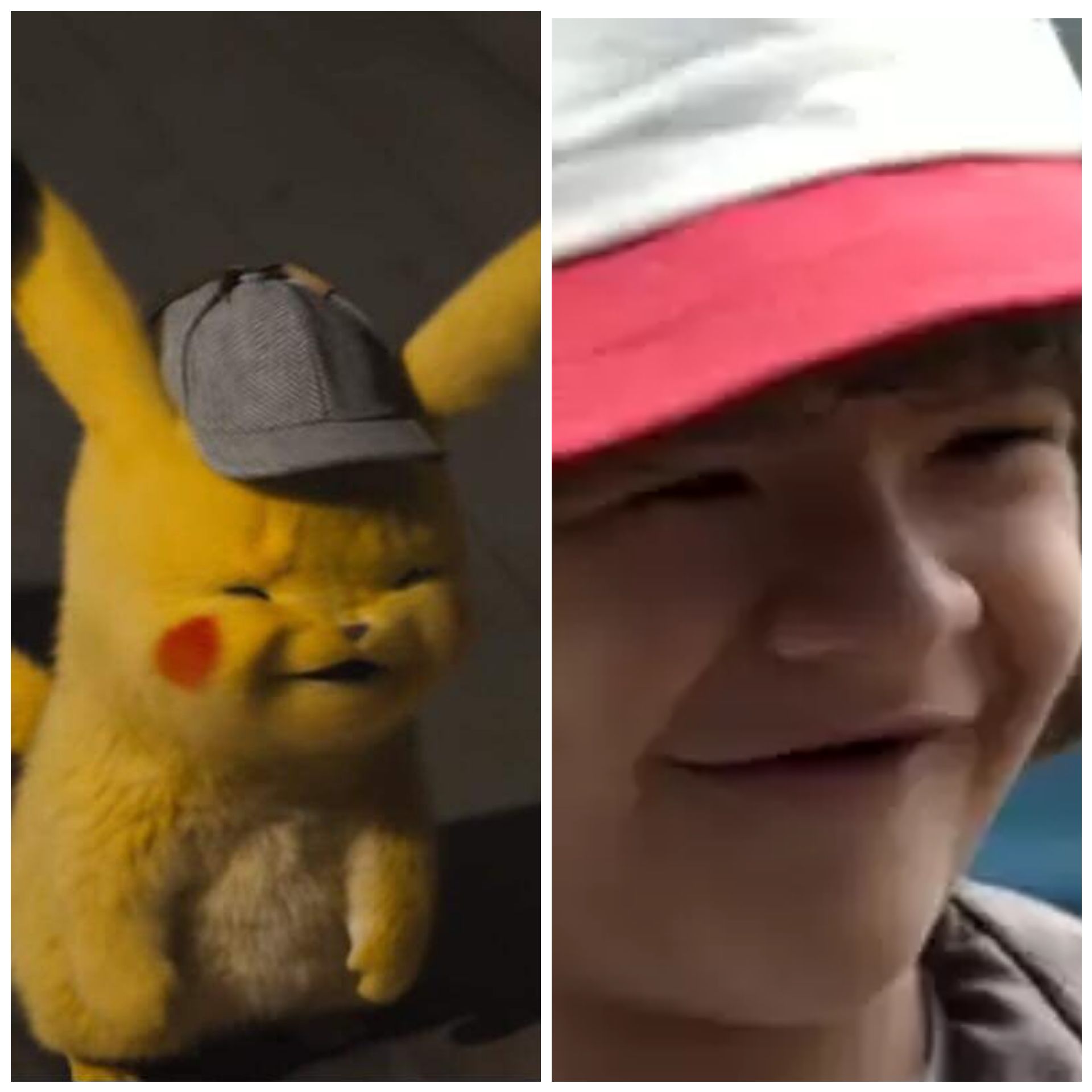 Detective Pikachu looks exactly like Dustin from Stranger Things
