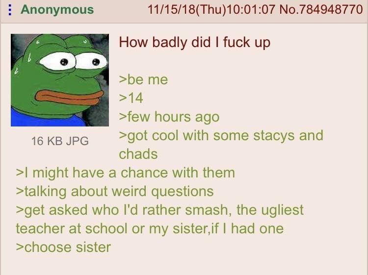 Anon makes friends